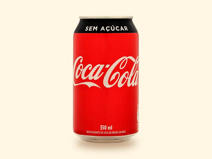 Coca-Cola Sem Açúcar lata 350 ml do Sabor de Mãe, bebidas