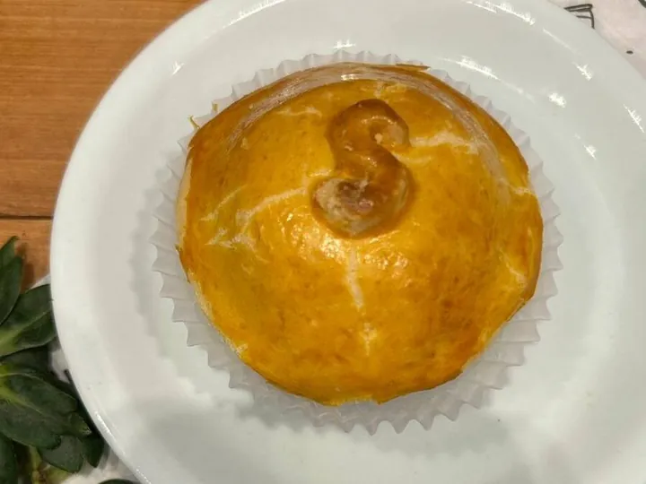 Empada de camarão do Sabor de Mãe, salgados tamanho lanche